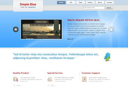 藍色產品展示企業(yè)CSS模板 - 寧波市海曙恩索網(wǎng)絡技術